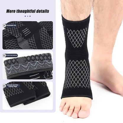 Foot & Ankle Brace Socks for Sprained Ankle