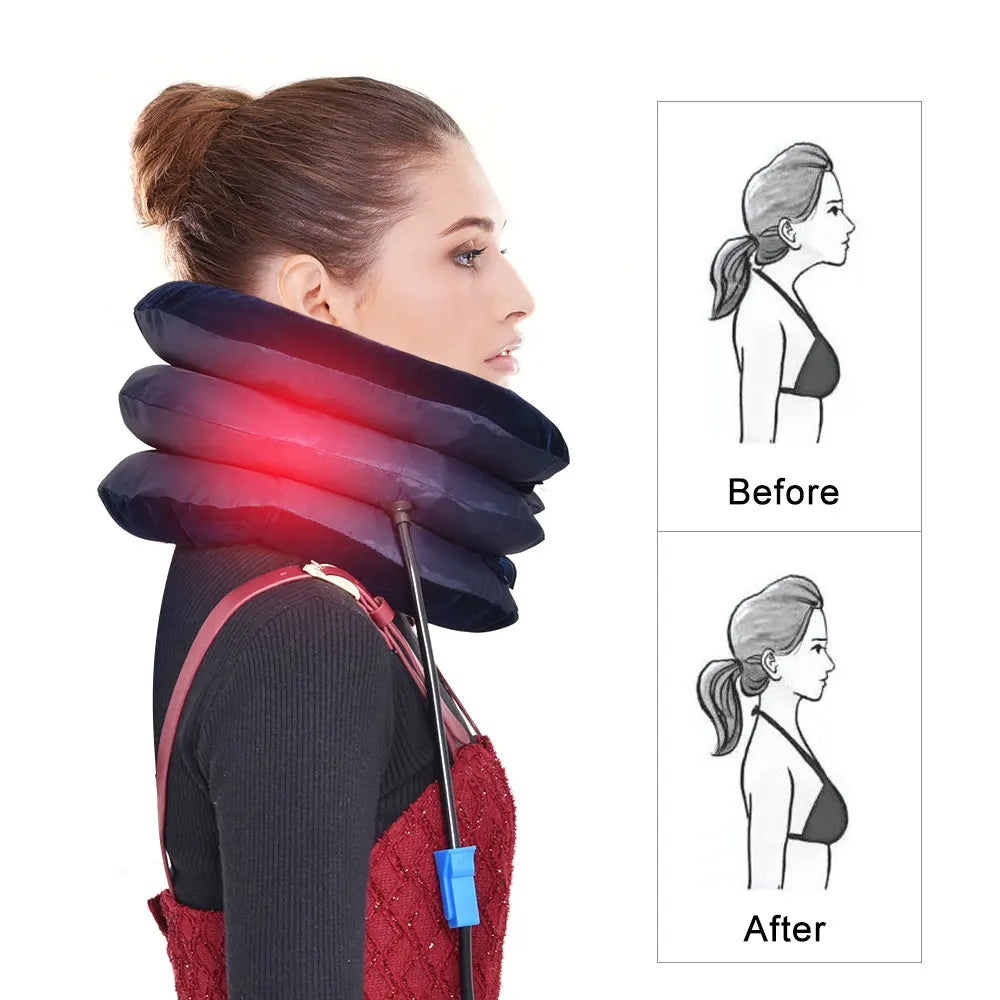 orthopedic  inflatable neck collar pillow