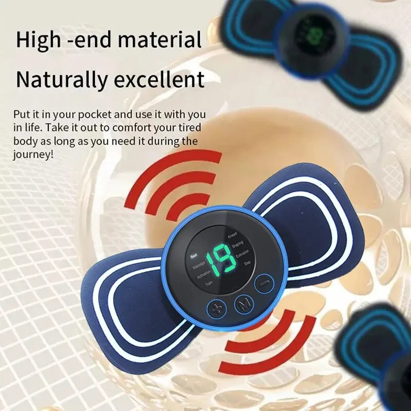portable neck massager with remote control