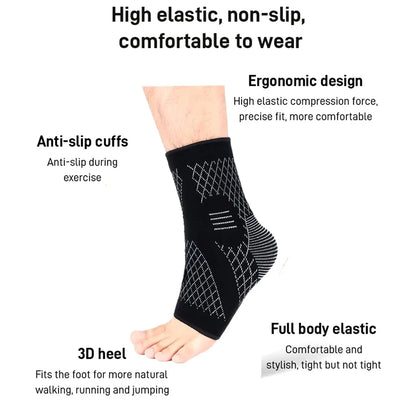 Foot & Ankle Brace Socks for Sprained Ankle